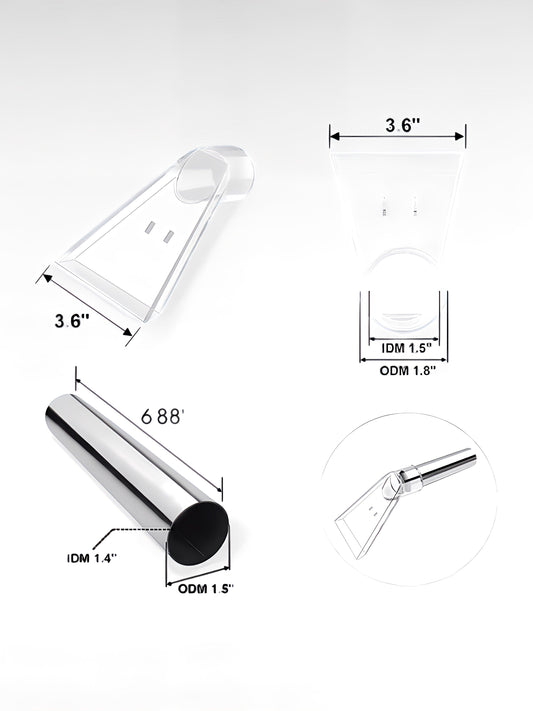 Embout pour aspirateur à eau | Am Detailing Shop Transparent